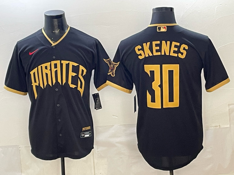 Men Pittsburgh Pirates #30 Skenes black Game 2026 Nike MLB Jersey 0419001->pittsburgh pirates->MLB Jersey